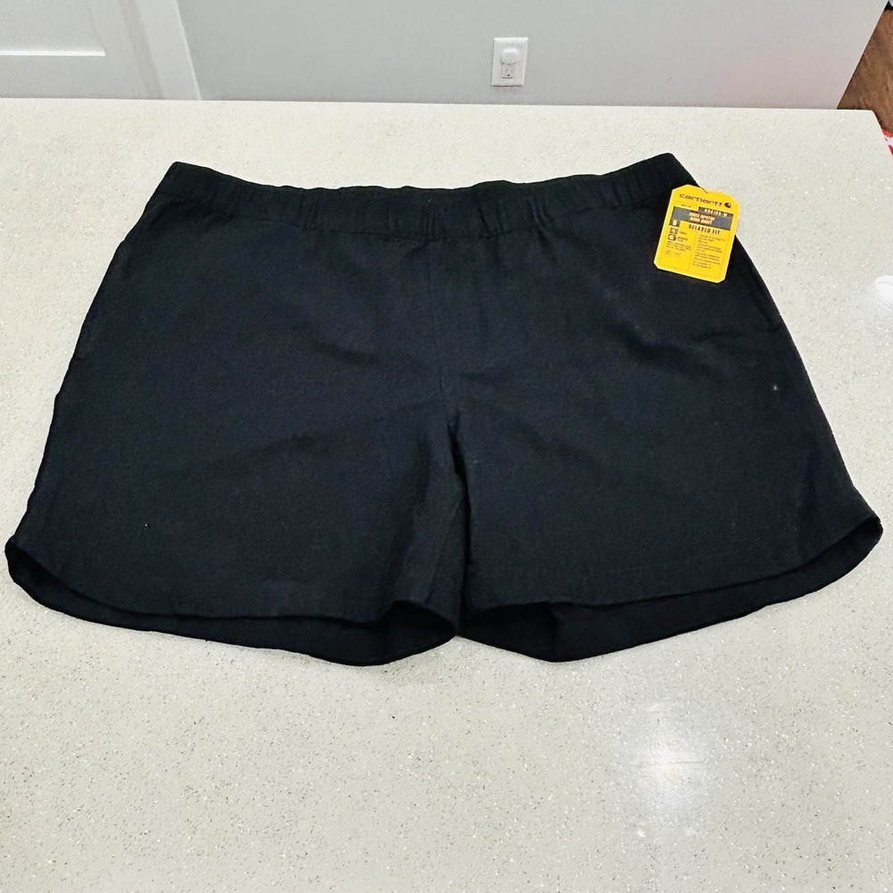 Carhartt Women's Black Utility Cargo Shorts